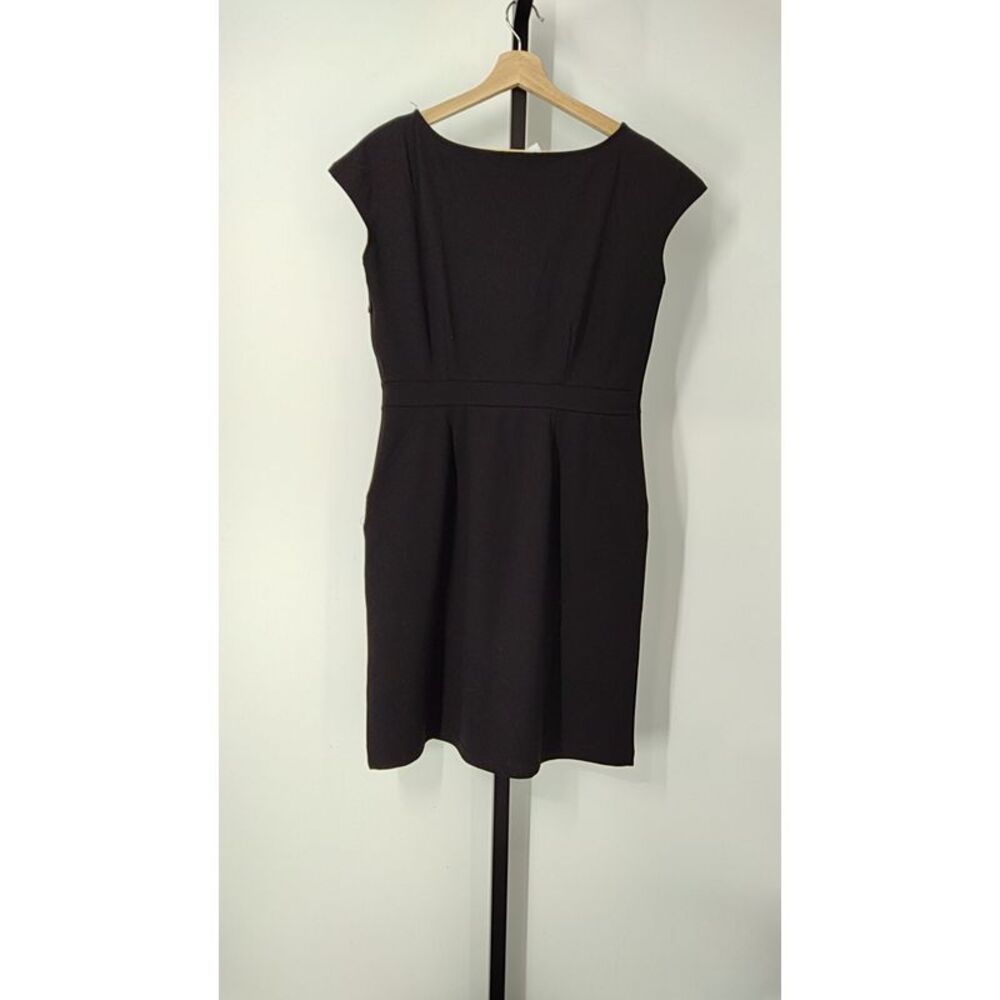 Quince Black Cap-Sleeve Sheath Dress - Picture 2 of 6